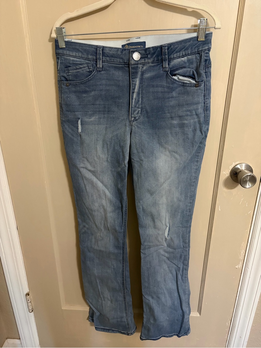 Democracy Women's Medium Blue Flared Jeans